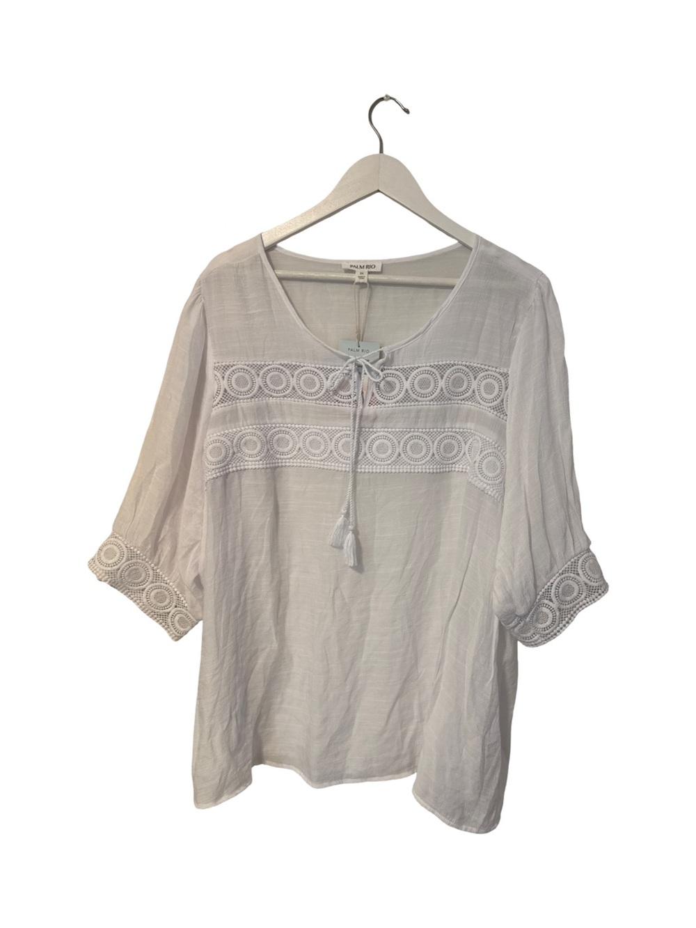Palm Rio Tunic Wite - Picture 2 of 7